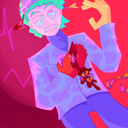 "Cupid" by Jack Stauber drawing!